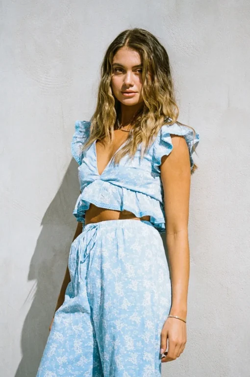 Sets | SABO Renata Resort Pants-Azure