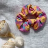 Swimwear | SABO Retro Floral Scrunchie-Pink
