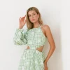 Dresses | SABO Ronnie One Shoulder Dress-Gingham