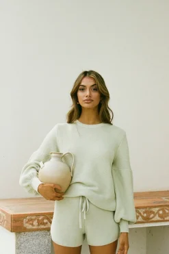 Sets | SABO Sage Knit Shorts