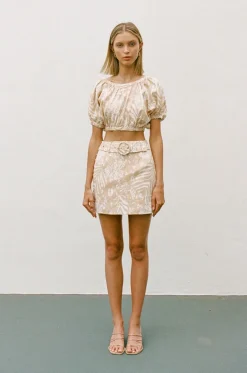 Sets | SABO Sakura Linen Skirt