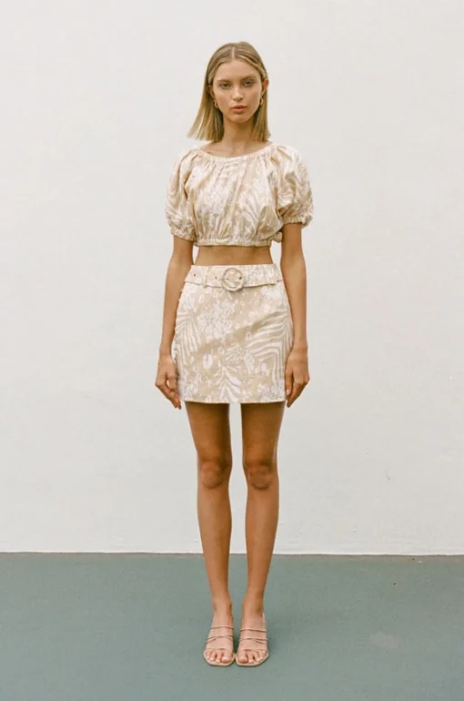 Sets | SABO Sakura Linen Skirt