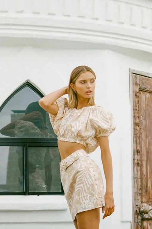 Sets | SABO Sakura Linen Skirt