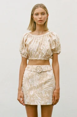 Sets | SABO Sakura Linen Skirt