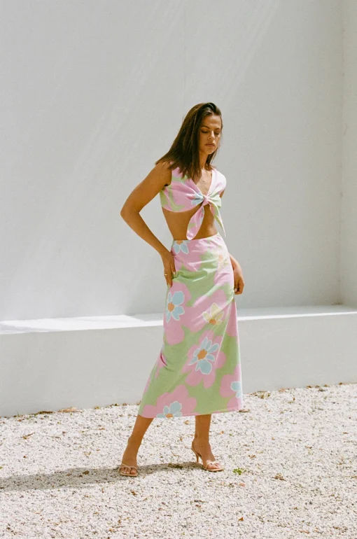 Sets | SABO Samira Midi Skirt-Hana Green