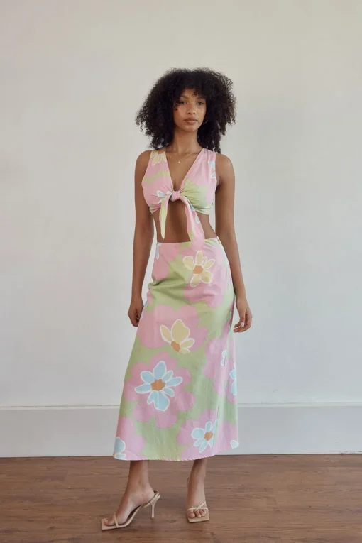 Sets | SABO Samira Midi Skirt-Hana Green