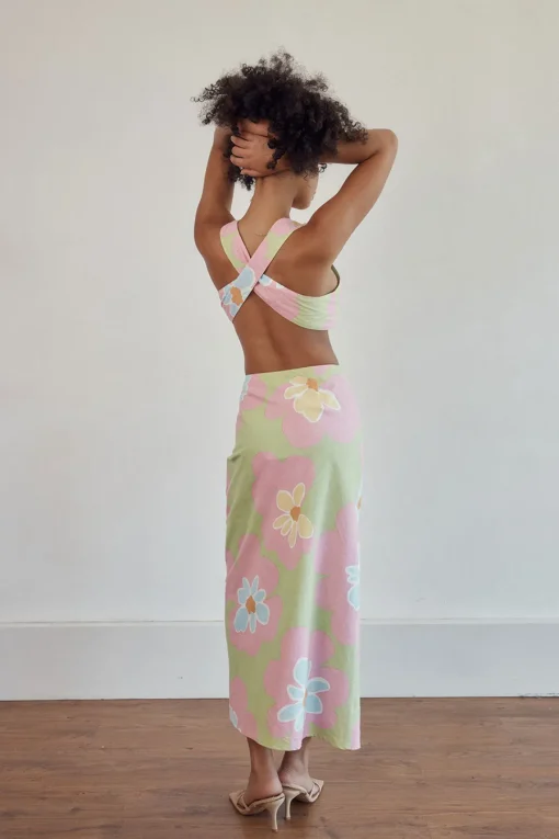 Sets | SABO Samira Midi Skirt-Hana Green