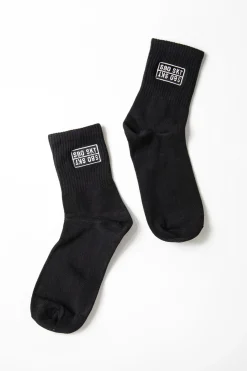 Earrings | SABO Sbo Crew Socks-Black
