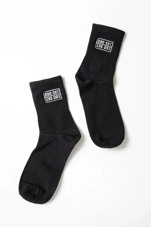 Earrings | SABO Sbo Crew Socks-Black