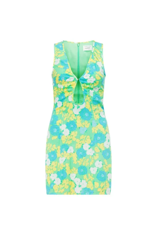 Dresses | SABO Scarlet Keyhole Dress-Bryony Tropical