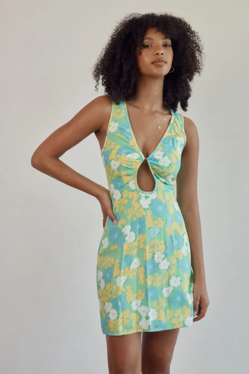 Dresses | SABO Scarlet Keyhole Dress-Bryony Tropical