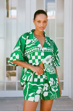 Sets | SABO Seona Top-Lemoni Green