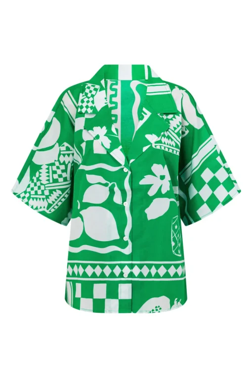 Sets | SABO Seona Top-Lemoni Green