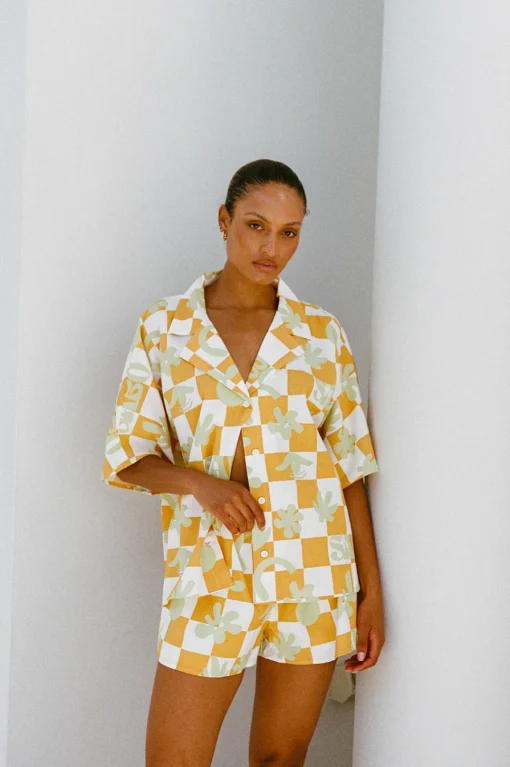 Sets | SABO Seona Top- Checkerboard