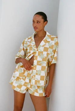 Sets | SABO Seona Top- Checkerboard
