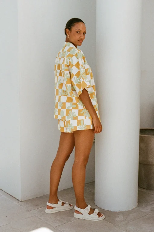 Sets | SABO Seona Top- Checkerboard