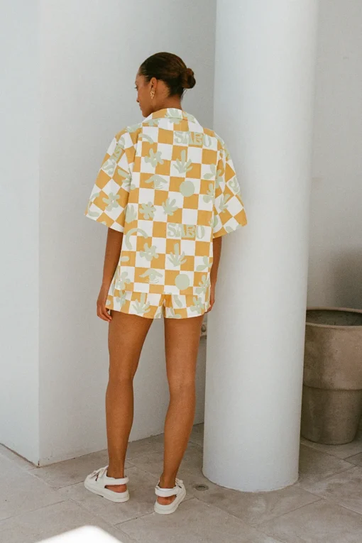 Sets | SABO Seona Top- Checkerboard