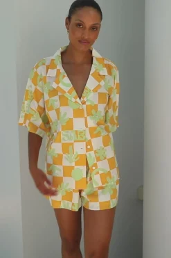 Sets | SABO Seona Top- Checkerboard