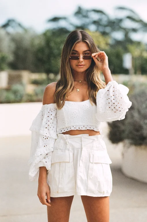 Sets | SABO Seraphina Eyelet Top