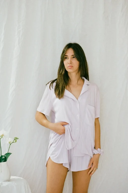 Sets | SABO Siesta Pj Shorts-Lilac