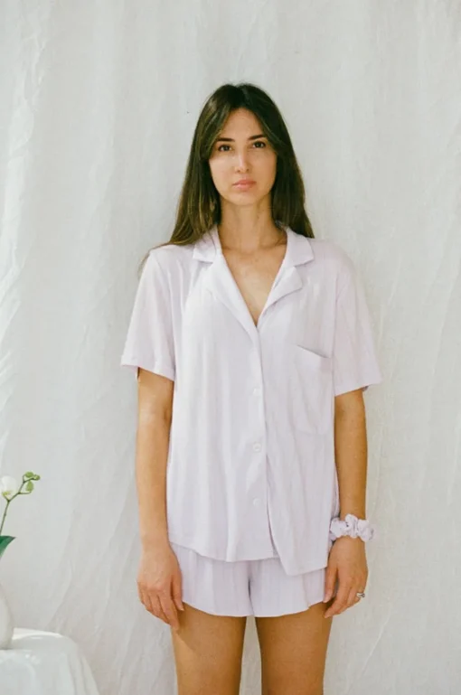Sets | SABO Siesta Pj Shorts-Lilac