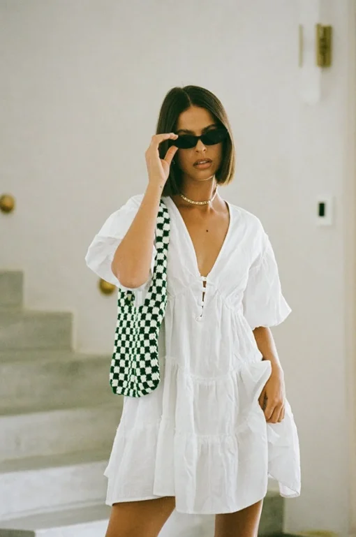 Restocking | SABO Tarelle Dress-White