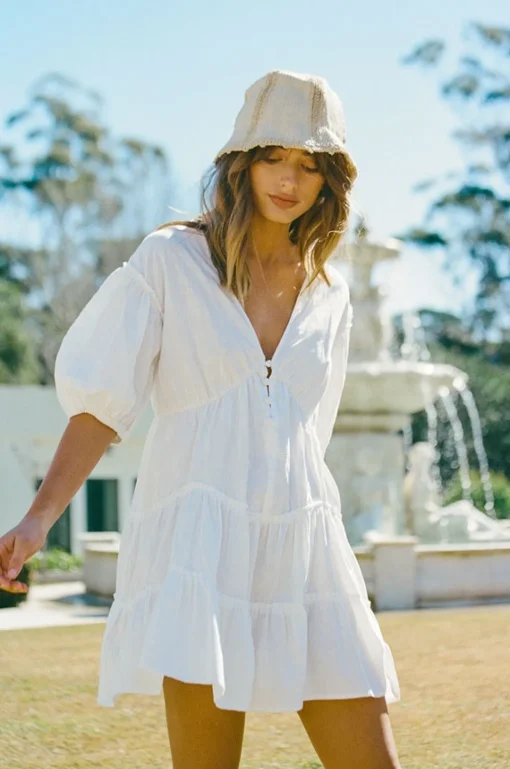 Restocking | SABO Tarelle Dress-White