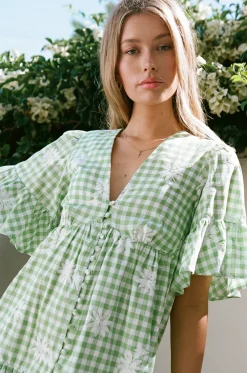 Dresses | SABO Twyla Babydoll Dress-Gingham