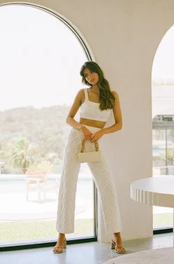 Sets | SABO Venti Knit Top-White