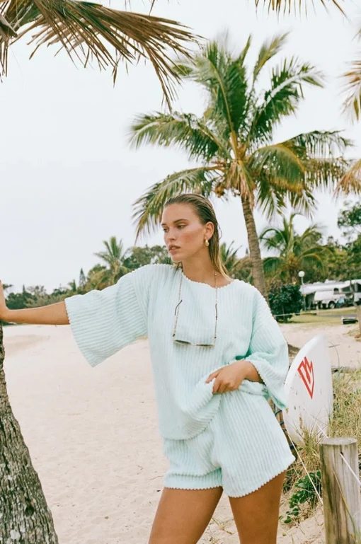 Sets | SABO Wanderer Shorts-Blue Minky