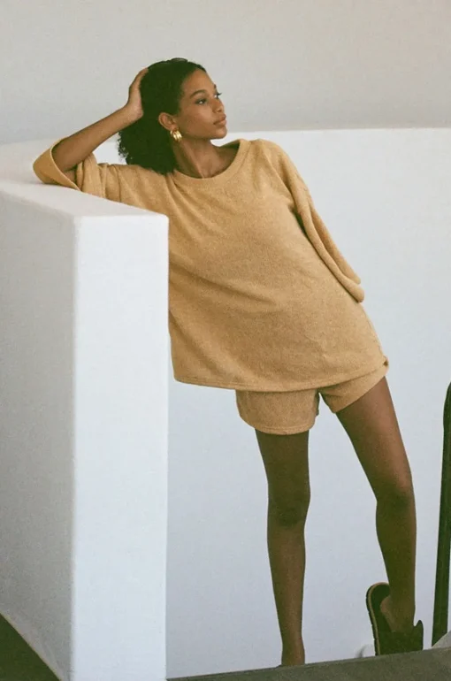 Sets | SABO Wanderer Tee-Mustard Knit