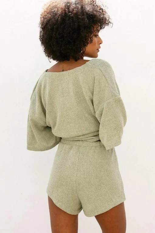Sets | SABO Wyatt Shorts-Khaki Knit